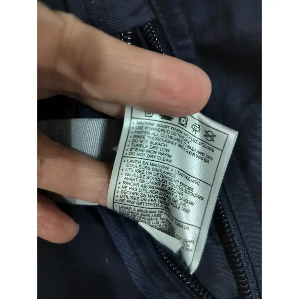 M632) Nike Y2K Reversible Full Zip Boys Nylon Fleece Jacket Large (14-16)